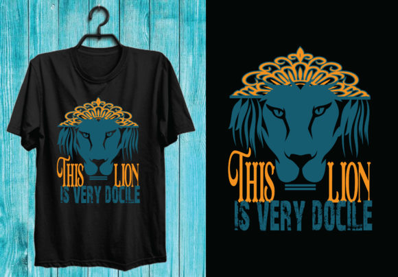 Download Skull Artwork Lion Typography T-shirt - Typography Collection