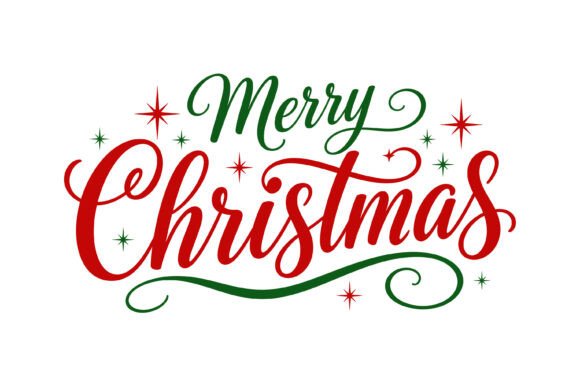Download Merry Christmas Script Typography - Typography Collection